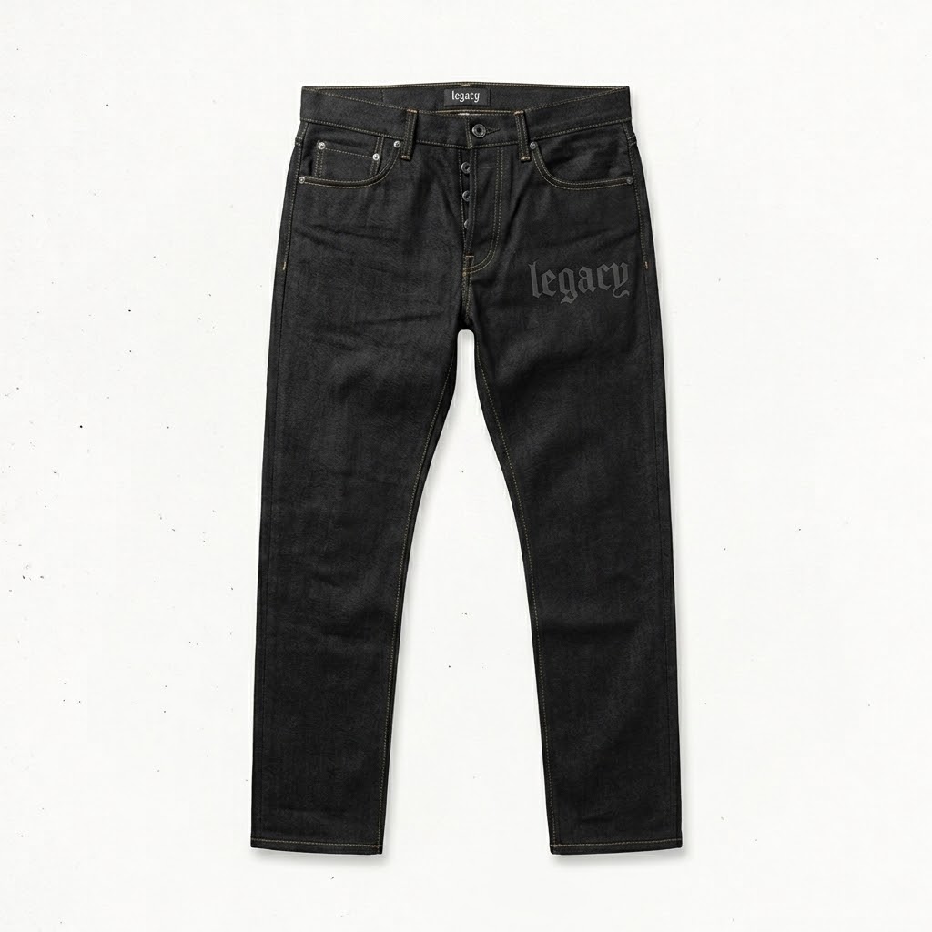 Legacy Denim — Raw Black