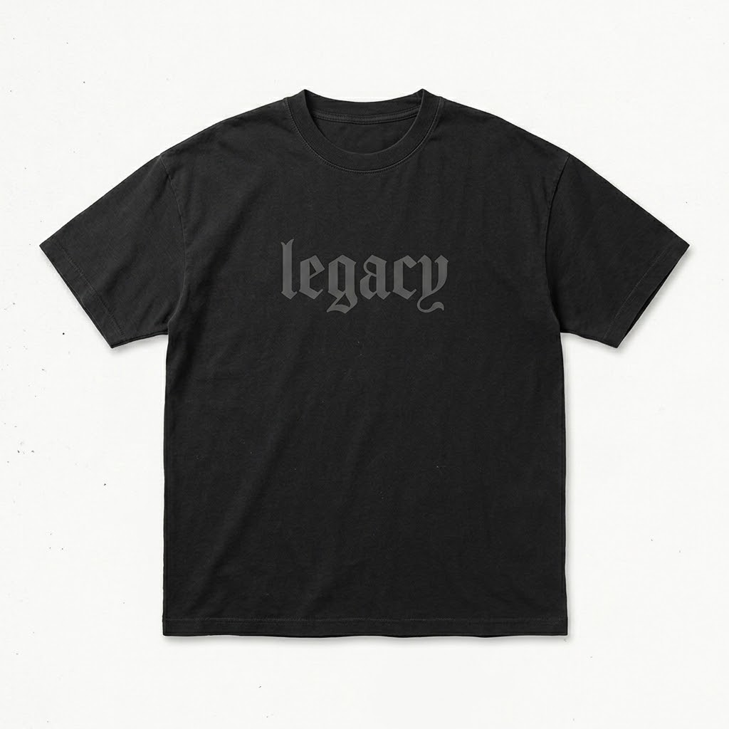Legacy Tee — Blackout